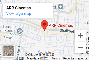 Map showing location of ARR Cinemas